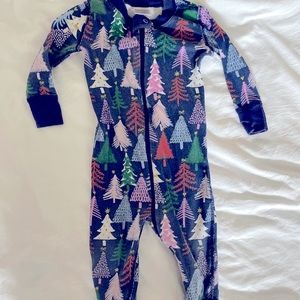 Hanna Andersson Baby 12-18 month Matching Holiday Pajamas One Piece